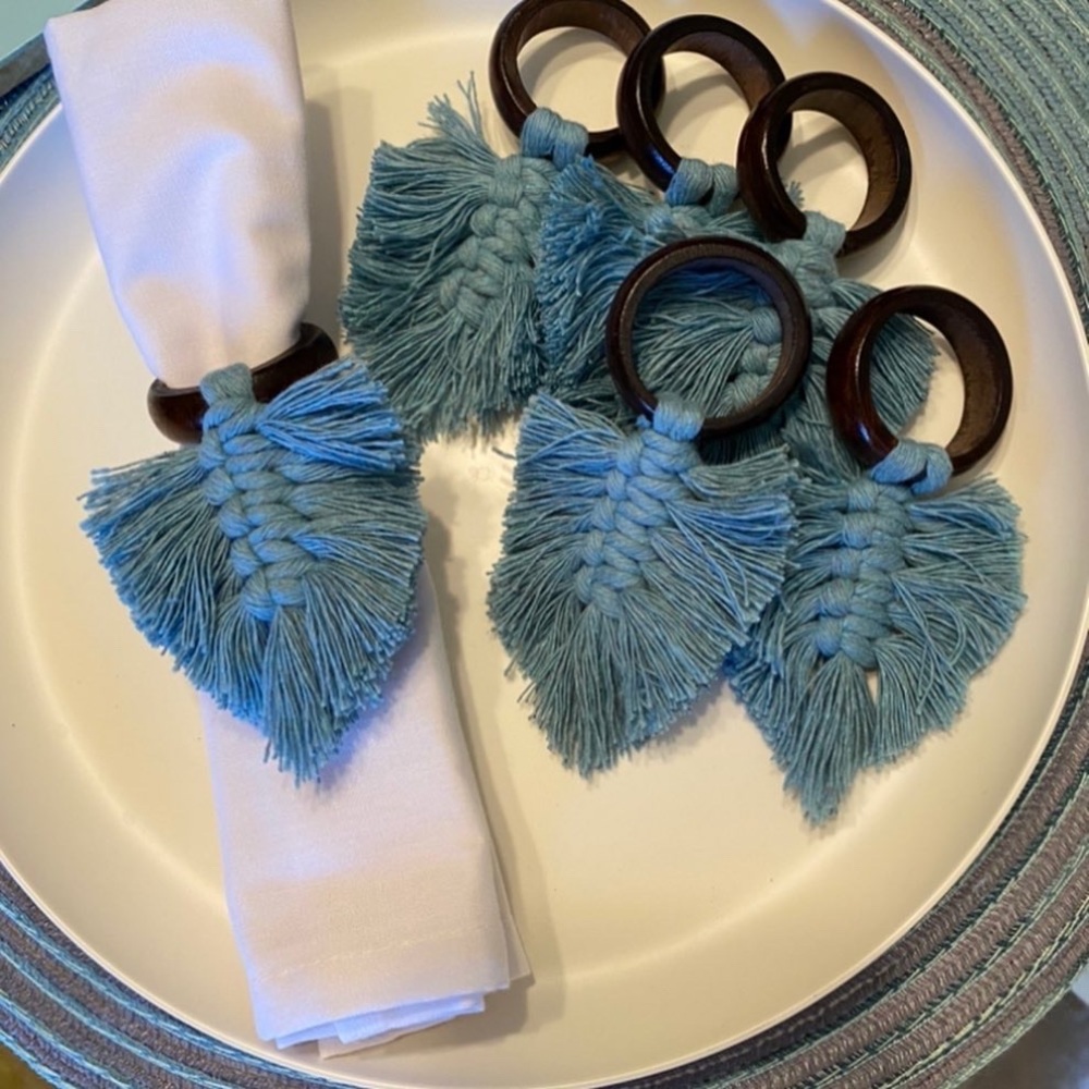 Napkin Rings, Brand New, Handmade